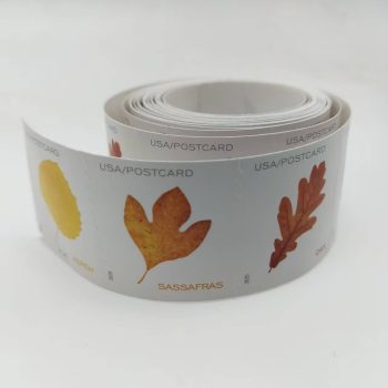 2025 Vibrant Leaves Postcard Stamps Rolls