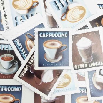 2021 Espresso Drinks Forever Stamps