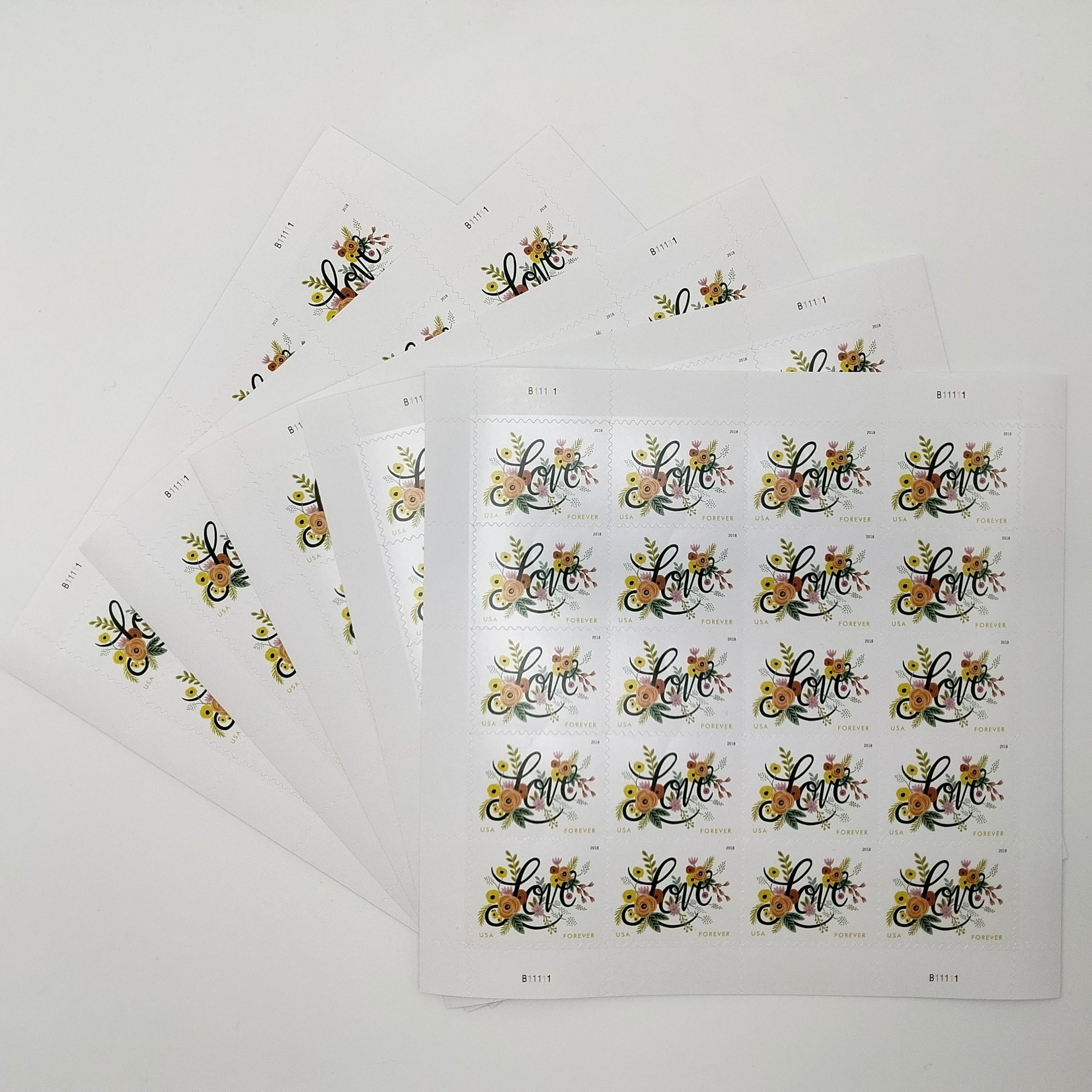 2018 Love Flourishes Forever Stamps - Image 2