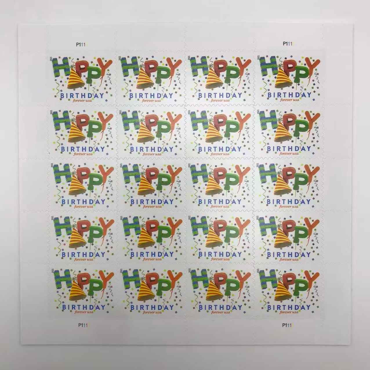 2021 Happy Birthday Forever Stamps - Image 2